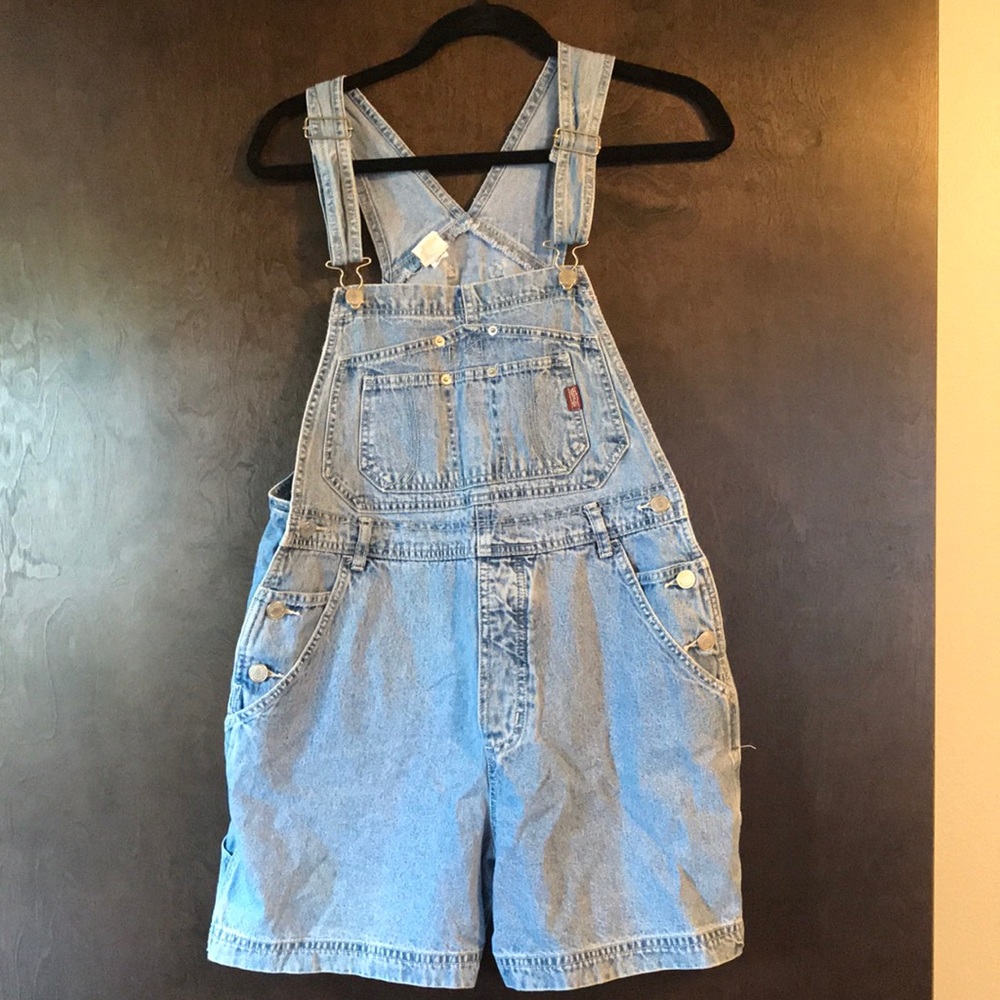 Jean Short Overalls